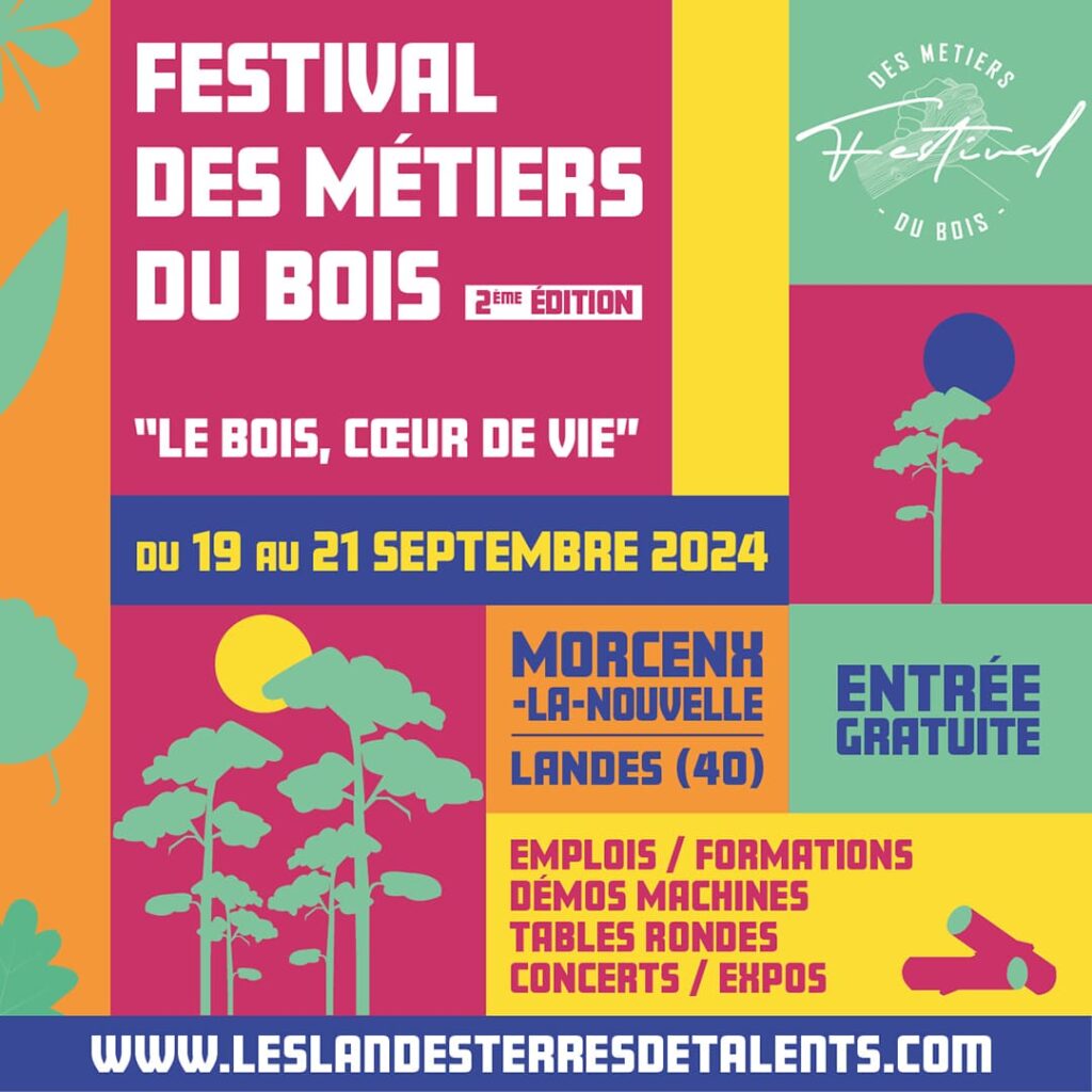 Festival des Métiers du Bois 2024 à Morcenx