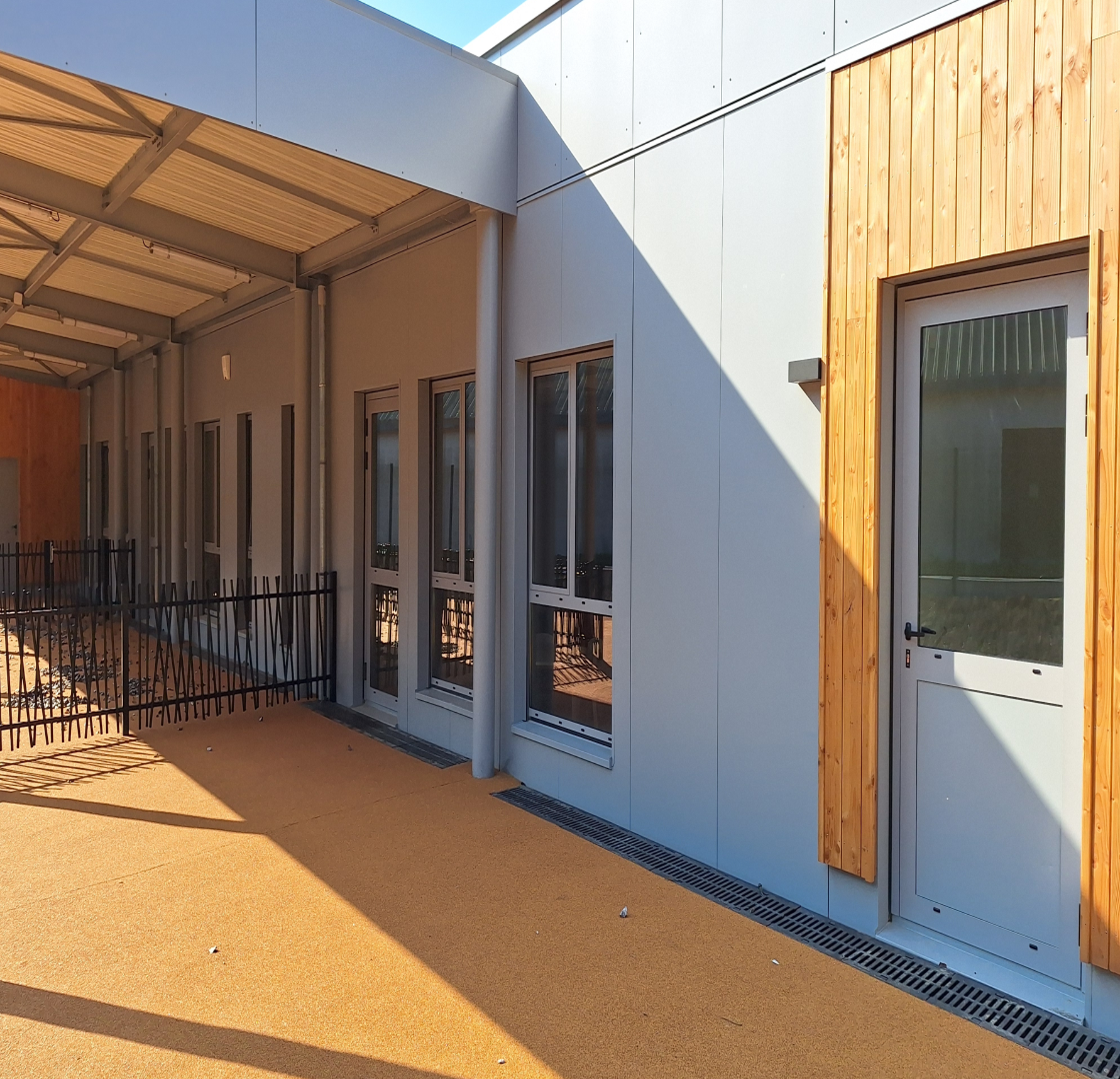 photo de la crèche modulaire construite à Cherbourg